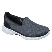 124507-BKW-22.5cm [スケッチャーズ GO WALK 6 - GRAND HORIZON スポーツカジュアルシューズ レディス]