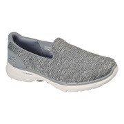 124507-GRY-25.0cm [スケッチャーズ GO WALK 6 - GRAND HORIZON スポーツカジュアルシューズ レディス]