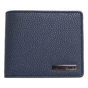 EDWIN シュリンク合皮 二つ折財布 小銭収納 カードポケット多数 NAVY 22259171