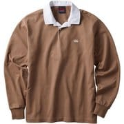 ソリッドカラー ラグビージャージ SOLID COLOR RUGBY JERSEY RA40095 カーキ(34) Lサイズ [アウトドア カットソー ユニセックス]