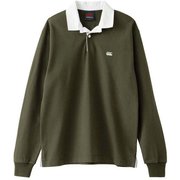 ソリッドカラー ラグビージャージ SOLID COLOR RUGBY JERSEY RA40095 オリーブ(47) Mサイズ [アウトドア カットソー ユニセックス]