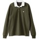 ソリッドカラー ラグビージャージ SOLID COLOR RUGBY JERSEY RA40095 オリーブ(47) 3Lサイズ [アウトドア カットソー ユニセックス]