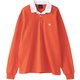 ソリッドカラー ラグビージャージ SOLID COLOR RUGBY JERSEY RA40095 ストロベリー(67) Mサイズ [アウトドア カットソー ユニセックス]