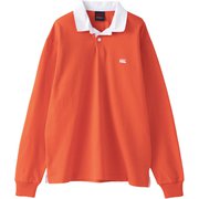 ソリッドカラー ラグビージャージ SOLID COLOR RUGBY JERSEY RA40095 ストロベリー(67) Mサイズ [アウトドア カットソー ユニセックス]