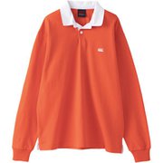 ソリッドカラー ラグビージャージ SOLID COLOR RUGBY JERSEY RA40095 ストロベリー(67) Lサイズ [アウトドア カットソー ユニセックス]