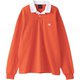 ソリッドカラー ラグビージャージ SOLID COLOR RUGBY JERSEY RA40095 ストロベリー(67) XLサイズ [アウトドア カットソー ユニセックス]
