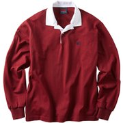 ソリッドカラー ラグビージャージ SOLID COLOR RUGBY JERSEY RA40095 マルーン(69) Mサイズ [アウトドア カットソー ユニセックス]