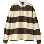 4インチストライプ ラグビージャージ 4INCH STRIPE RUGBY JERSEY RA40096 アイボリー(30) 3Lサイズ [アウトドア カットソー ユニセックス]