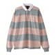 4インチストライプ ラグビージャージ 4INCH STRIPE RUGBY JERSEY RA40096 ピンク(63) Mサイズ [アウトドア カットソー ユニセックス]
