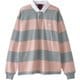 4インチストライプ ラグビージャージ 4INCH STRIPE RUGBY JERSEY RA40096 ピンク(63) XLサイズ [アウトドア カットソー ユニセックス]