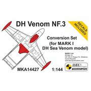 MKMA14427 1/144 ディティールアップパーツ D.H.ベノム NF.3 改造パーツセット （マーク1用） [プラモデル用パーツ]