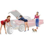 MB24082 1/24 カーモデルシリーズ 60’ガールズレジェンド3体・新冒険に出発 （MB24015・MB24016・MB24017） [組立式プラスチックモデル]
