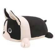 モフトピア 抱きまくら ミニクッション もっちりやわらかタッチのぬいぐるみ ボストンテリア 癒しのかわいい犬 MTP243