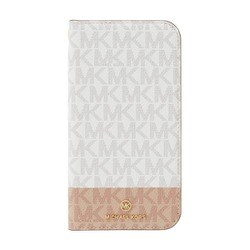 MK2SWBIFLIP2154 [iPhone 13 mini用 Folio Case Bright White/Ballet]