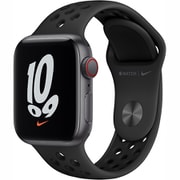 Apple Watch Nike SE（GPS ＋ Cellularモデル）- 40mmスペースグレイアルミニウムケースとアンスラサイト/ブラックNikeスポーツバンド [MKR53J/A]