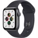 Apple Watch SE（GPSモデル）- 40mmスペースグレイアルミニウムケースとミッドナイトスポーツバンド [MKQ13J/A]