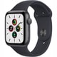 Apple Watch SE（GPSモデル）- 44mmスペースグレイアルミニウムケースとミッドナイトスポーツバンド [MKQ63J/A]