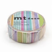 マスキングテープ mt 1P マルチボーダー・パステル MT01D286R