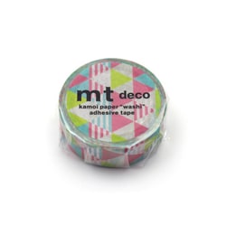 マスキングテープ mt 1P しまさんかく・ピンク MT01D289R