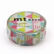 マスキングテープ mt 1P しまさんかく・ピンク MT01D289R