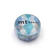 マスキングテープ mt 1P 三角とダイヤ・ブルー MT01D336R
