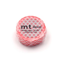 マスキングテープ mt 1P ドット・ショッキングレッド MT01D358R