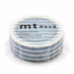 マスキングテープ mt 1P ボーダー・アイス MT01D384R