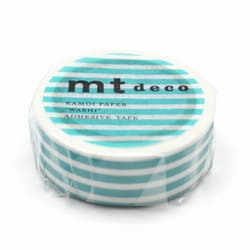 マスキングテープ mt 1P ボーダー・ソーダ MT01D385R
