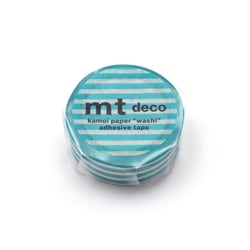 マスキングテープ mt 1P ボーダー・ソーダ MT01D385R