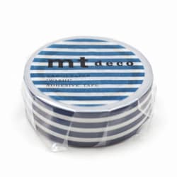 マスキングテープ mt 1P ボーダー・インディゴ MT01D386R