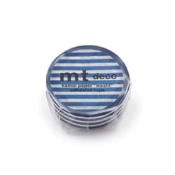 マスキングテープ mt 1P ボーダー・インディゴ MT01D386R