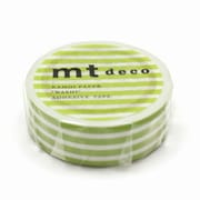 マスキングテープ mt 1P ボーダー・キウイ MT01D388R
