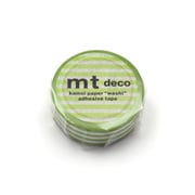 マスキングテープ mt 1P ボーダー・キウイ MT01D388R