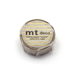 マスキングテープ mt 1P ボーダー・金 MT01D390R