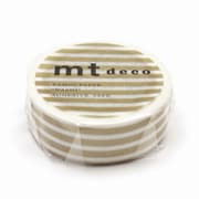 マスキングテープ mt 1P ボーダー・金 MT01D390R