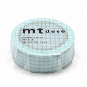 マスキングテープ mt 1P 方眼・ミントブルー MT01D395R