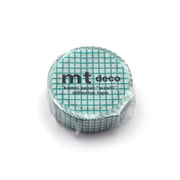 マスキングテープ mt 1P 方眼・エメラルド MT01D397R