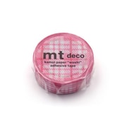 マスキングテープ mt 1P チェック・ライトピンク MT01D420R