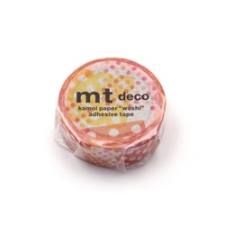 マスキングテープ mt 1P ネガポジドット・ピンク MT01D422R
