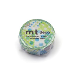 マスキングテープ mt 1P ネガポジドット・ブルー MT01D423R