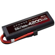 XPOWER R-SPEC Li-Po 7.4V 4200mAh 50C/100C T型 ディーンズコネクター [ラジコン用部品]
