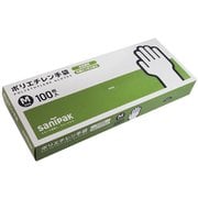 AH03 [使い捨て 手袋 ポリエチレン Mサイズ 100枚入]