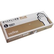 AH04 [使い捨て 手袋 ポリエチレン Lサイズ 100枚入]