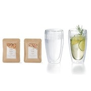 ティートリコ 紅茶付き二重構造ペアグラス TT-09