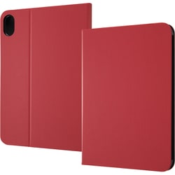 iPad mini（第6世代）用 レザーケース 手帳型 スタンド機能付き レッド RT-PA17LC1/R