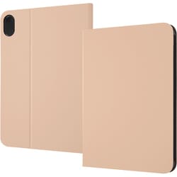 iPad mini（第6世代）用 レザーケース 手帳型 スタンド機能付き ベージュ RT-PA17LC1/BE