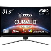 湾曲ゲーミングモニター/31.5インチ/WQHD（2,560×1,440）/VAパネル/最大リフレッシュレート165Hz/応答速度1ms/コントラスト比2,500：1/最大輝度400cd/FreeSync Premium/DisplayHDR 400/KVMスイッチ MPG-ARTYMIS-323CQR