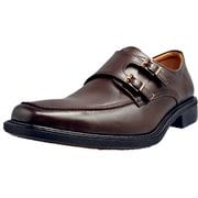 DS5012 DBR 25.5 [【日本製】 本革 メンズ ビジネスシューズ ダブルモンク ダークブラウン 25.5cm]