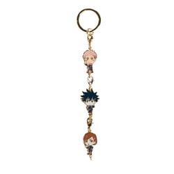 呪術廻戦 三連メタルチャーム 虎杖悠仁＆伏黒恵＆釘崎野薔薇 [キャラクターグッズ]
