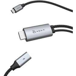 CASA H180 PD 100W対応 Type-C-4K 60Hz HDMIケーブル ACBADH180MGYJ